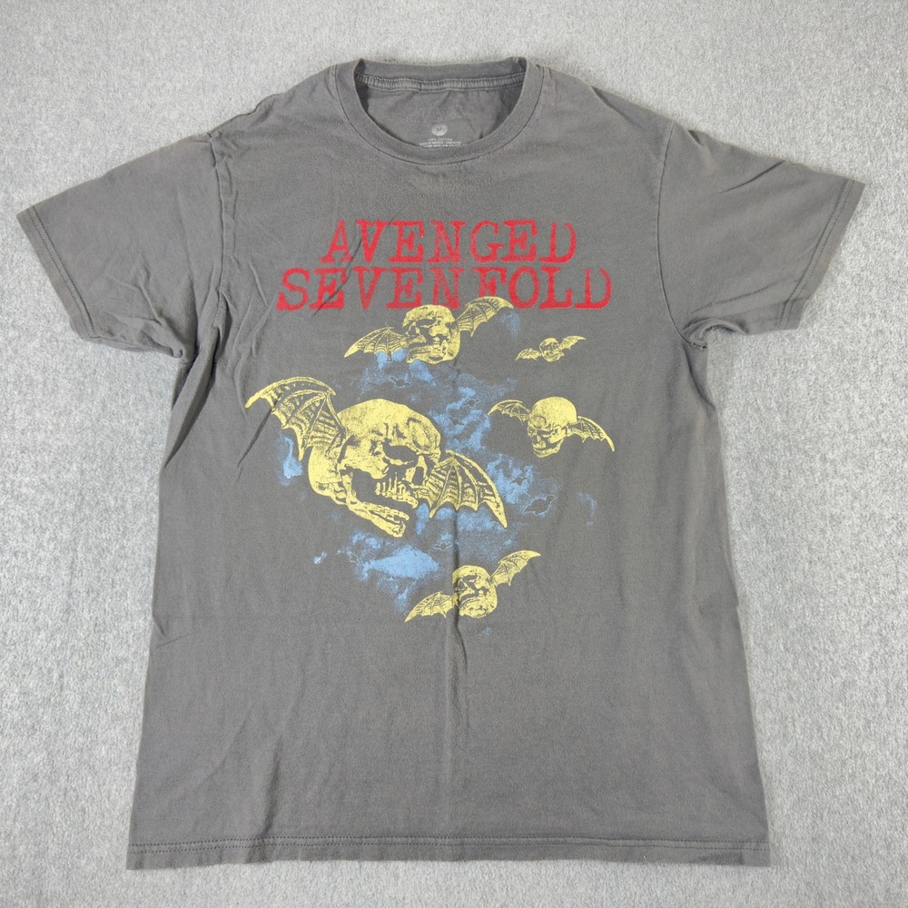 Avenge Sevenfold Mens Shirt M Classic Faded Band Tee Graphic‎